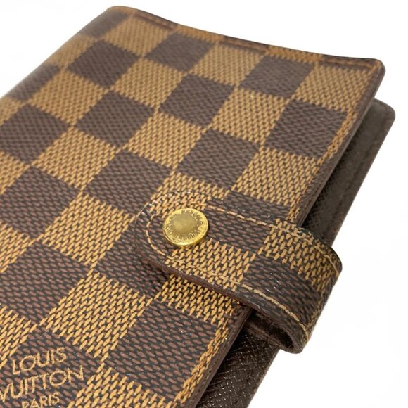 LOUIS VUITTON Agenda PM Ebene Damier Agenda Cover Case 132-081025 - Picture 5 of 12